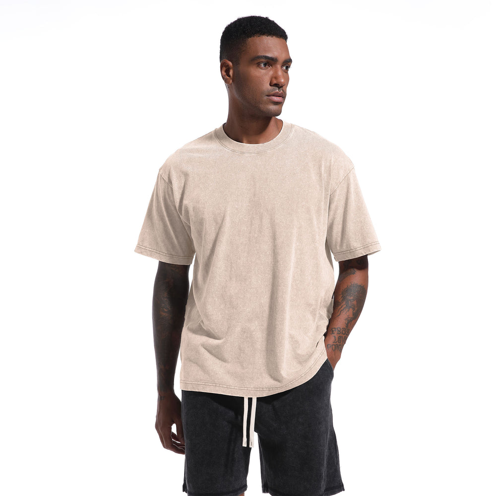 Essential Tees 8-Pack – 230GSM Heavy Loose Fit Washed T-Shirt