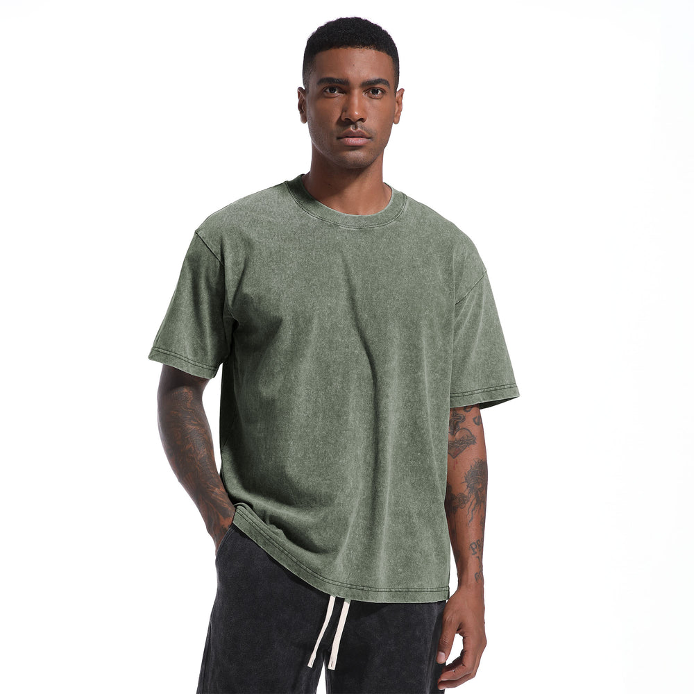 Essential Tees 8-Pack – 230GSM Heavy Loose Fit Washed T-Shirt