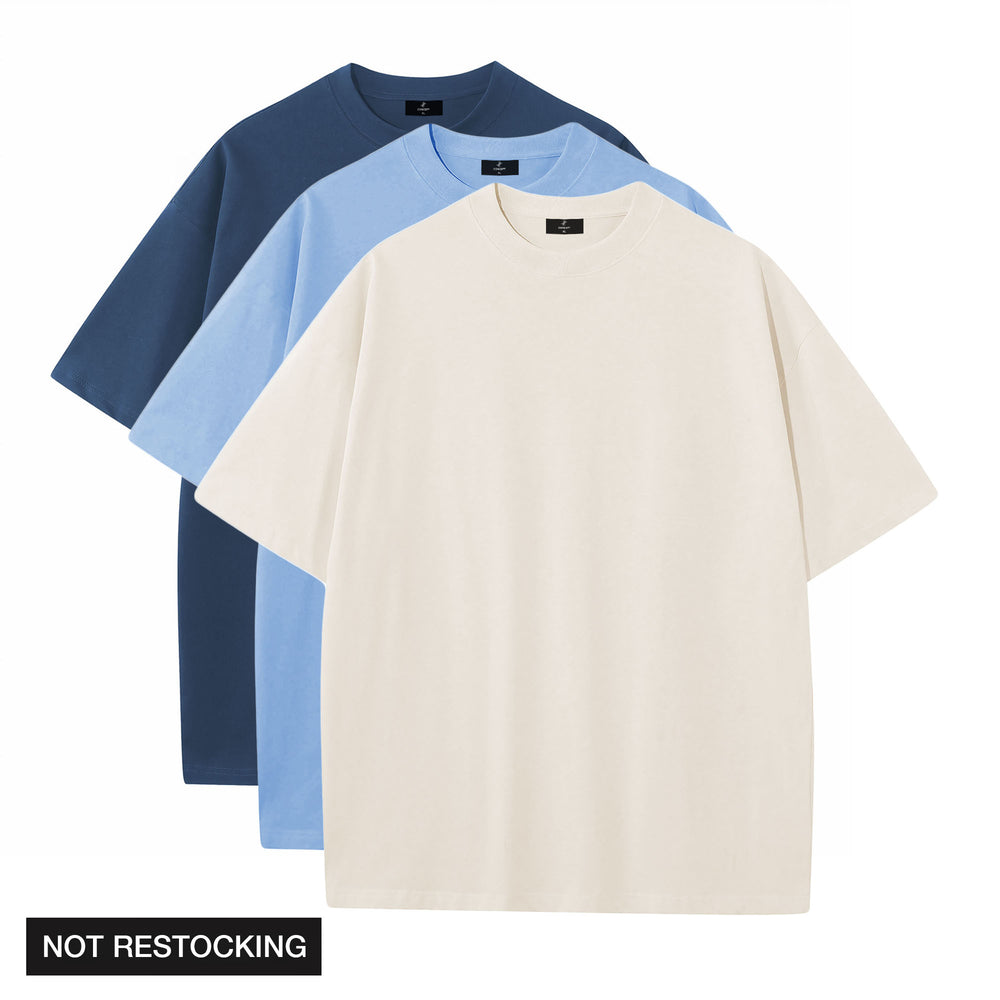 Clearance 3-Pack - 275GSM Heavy Loose Fit T-Shirt